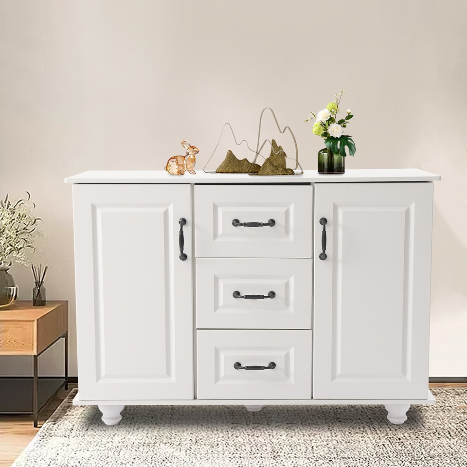 Kitchen Sideboard Buffet with Storage Drawers Coffee Bar for