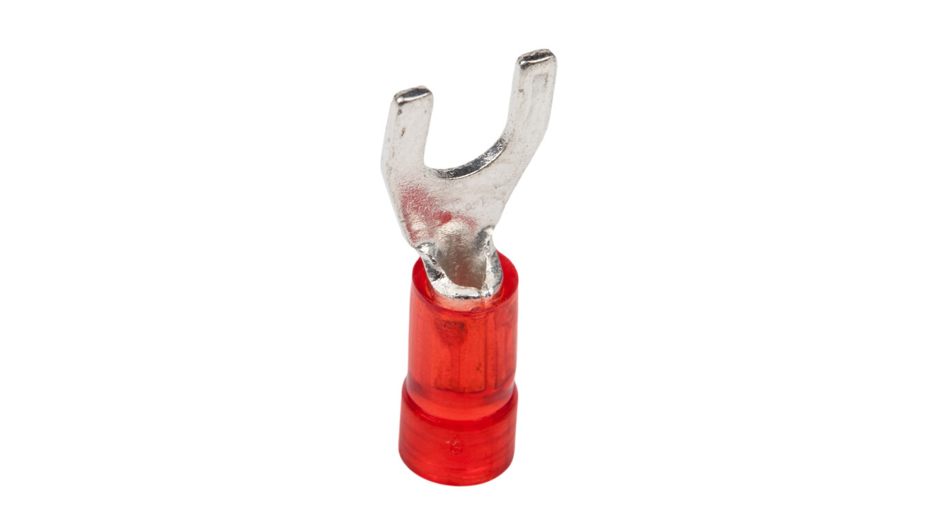 Insulated fork terminal KWI 1/4 PC E09KO-02030300 400 / 100pcs / /T2UK