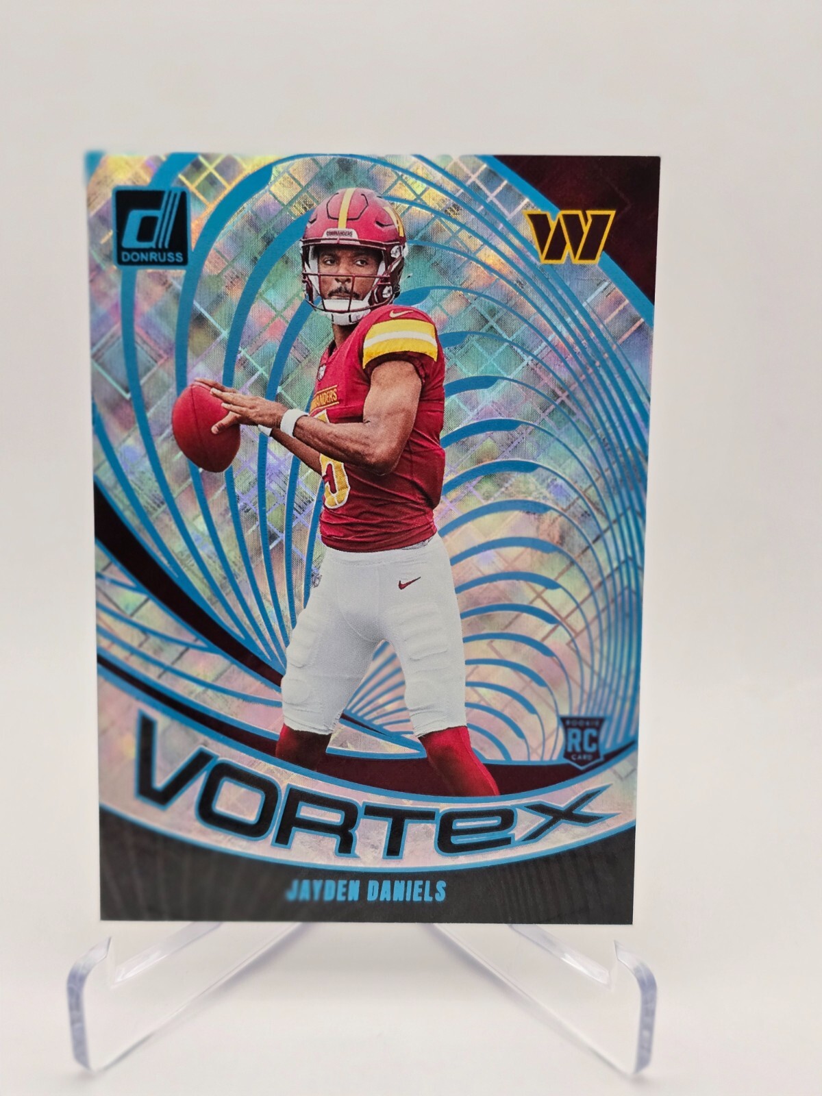 2024 Panini Donruss Jayden Daniels Vortex Cosmic RC #VOR-JDA /100