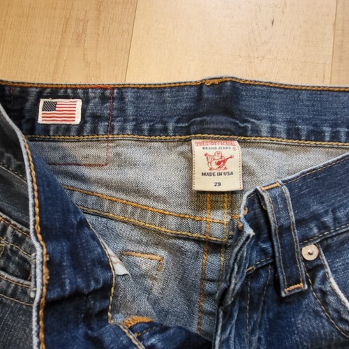 True Religion Vintage Men's World Tour Bobby Jeans 29x34 Made in USA - Picture 9 of 19