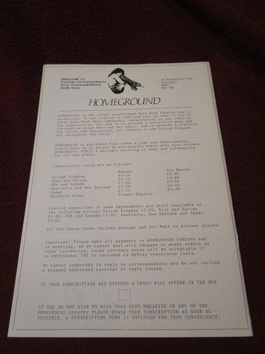 Homeground #23 junio 1986 diario internacional Kate Bush/fanzine con entrevista - Imagen 3 de 3