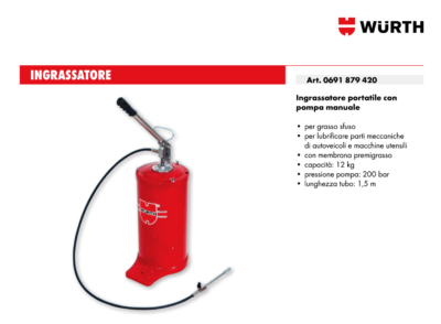 Ingrassatore/pistola Ingrassatrice/pompa Grasso Manuale A Leva 500ml - Foto 6