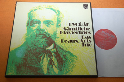 Beaux Arts Trio Dvorak Complete Piano Trios Dutch Philips Stereo 3LP Box NM