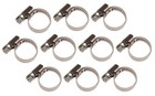 LOT DE 10 COLLIERS DE SERRAGE DURITE - TAILLE DE 8 à 12MM