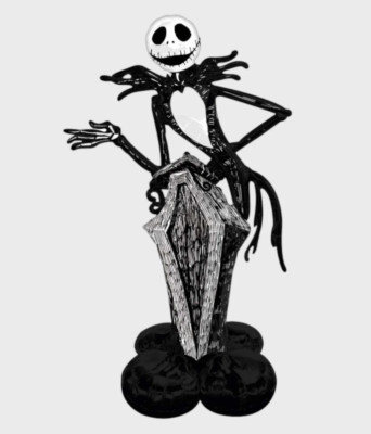 Jack Skellington Luftballon Halloween Party Deko lebensgroß 162 cm Luftfüllung