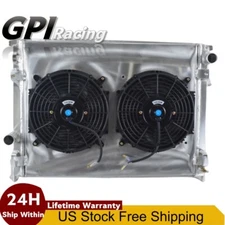 3 Row Radiator +Shroud For 2005-2008 Chrysler 300 Dodge Charger 3.5L 5.7L 6.1L