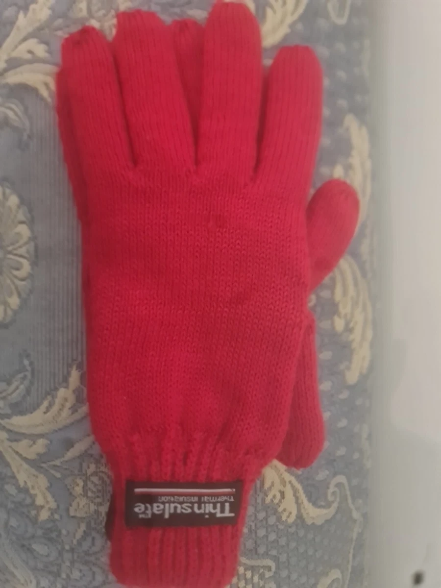 Floso- Guantes Thinsulate térmicos sin dedos para hombre (Talla única) (Negro