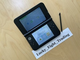 Nintendo 3DS XL LL Silver Black Console Stylus Japanese ver [H]