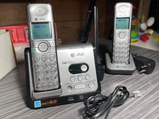 AT&T CL82209 DECT6.0 Answering Expandable Cordless Home Phone System 2 Handsets