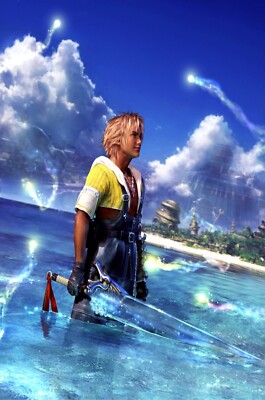 FINAL FANTASY ポスター Final Fantasy X Tidus Poster | eBay