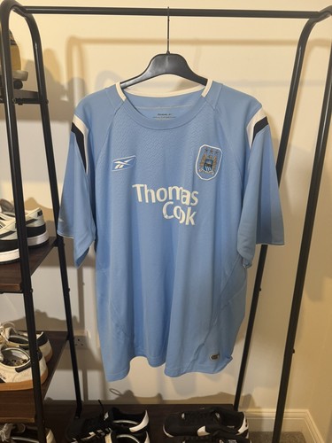 Seltenes Original Manchester City 2004/2005/2006 Heim Fußball Trikot Herren XL