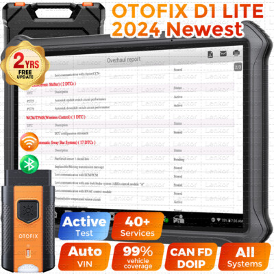 OTOFIX D1 Lite OBD2 Bidirectional Scanner Full System Diagnostic Tool Key Coding