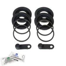 FRONT BRAKE CALIPER SERVICE REPAIR KIT SEALS FITS: AUDI A6 14-18 BREMBO BCK4240C