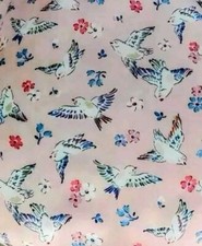 *SALE* Size 16 New Cath kidston Vintage Style Beautiful Pink Doves Tea Dress 