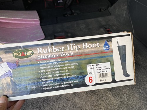 Proline 2010-6 Boys Non-Insulated Hip Boot Size 6 NEW WITH TAGS AND BOX - Picture 7 of 7