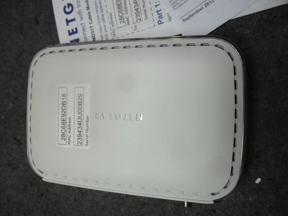 NETGEAR High Speed Cable Modem CMD31T Only No Cable or Adapter Used - Image 2 of 4