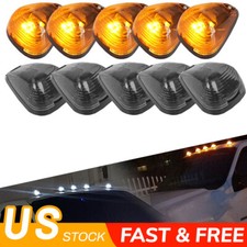 5x Amber Led Cab Roof Marker Lights Kit For 99-16 Ford F250 F350 F450 Super Duty 5x Amber Led Cab Roof Marker Lights Kit For 99-16 Ford F250 F350 F450 Super Duty