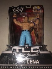 2011 WWE Mattel John Cena Wrestling Figure TLC Tables Ladders Chairs Rare Nice