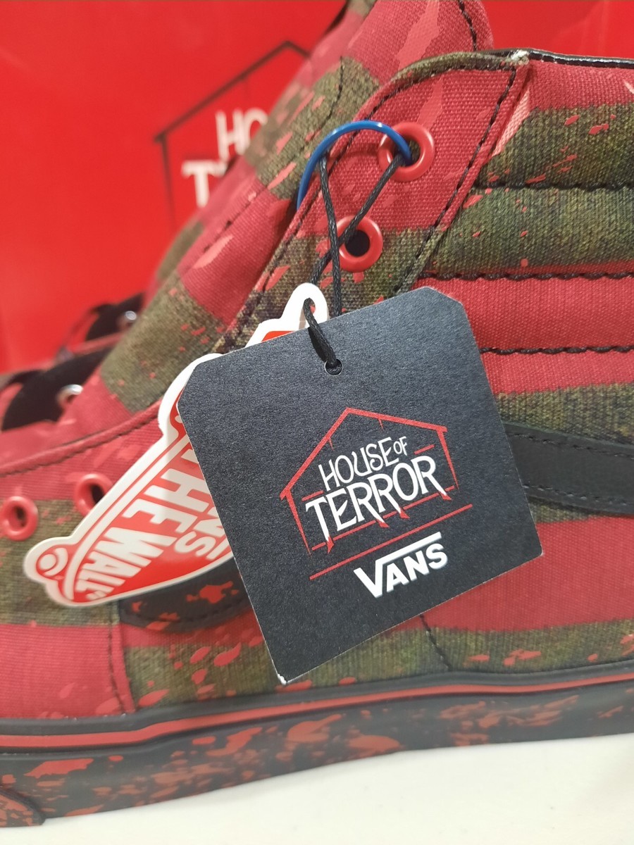 Vans Sk8-hi X Nightmare On Elm Street Freddy Krueger House Of
