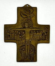 Medalla de bronce Savior We Worship You Cross Engino Weinert
