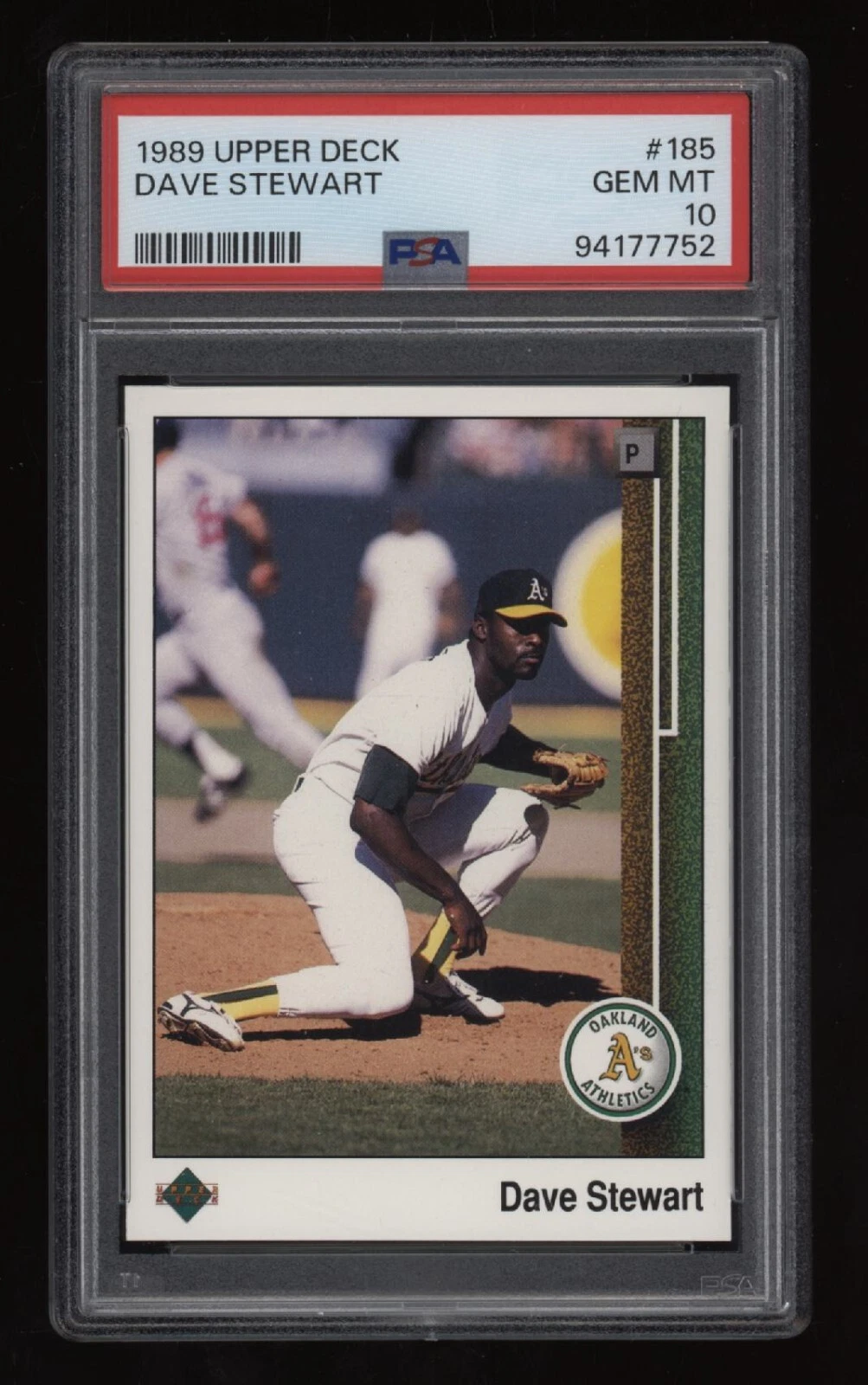 Dave Stewart trading card