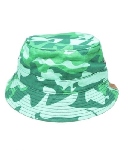 Pink Dolphin CAMO BUCKET Forest Green 