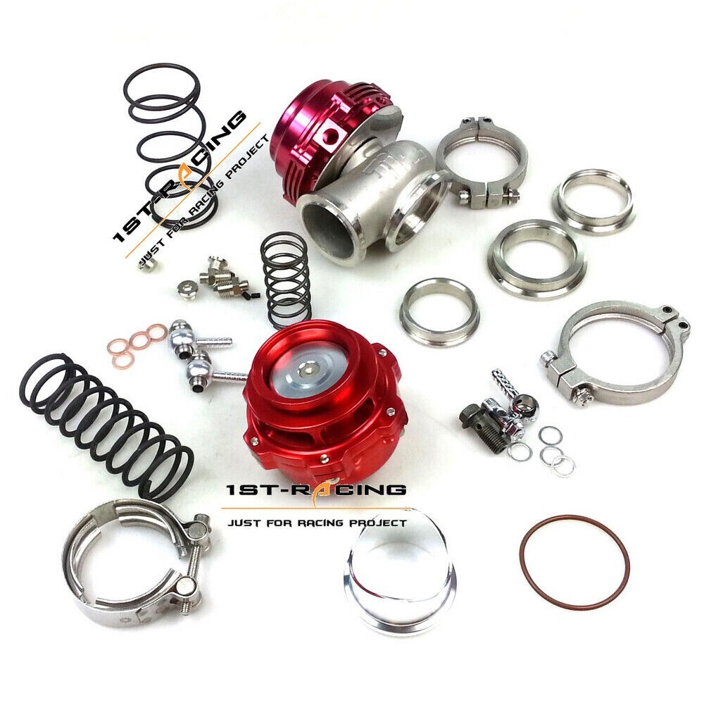 50mm Blow Off Valve BOV+MVR 44mm VBand Turbo External Wastegate 14PSI