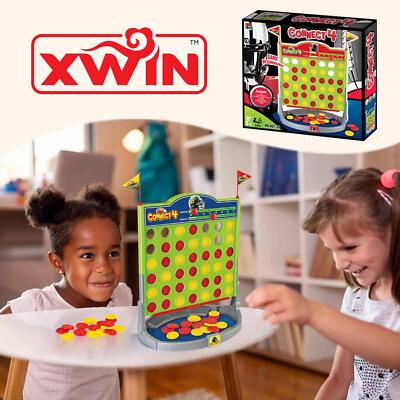 Lernspielzeug 4 in einer Reihe Linie Verbindungsbrett Familie Spaß Spiel Innenbereich Set Geschenke