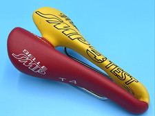 Selle SMP T4 Red Yellow TEST Triathlon Saddle...