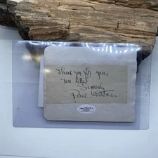 Vintage Authentic Paul Whiteman Autograph Certified Jca