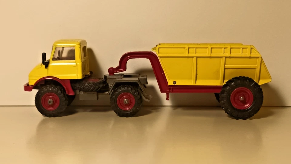MERCEDES-BENZ UNIMOG 406 Goose dumper 10t - CORGI MAJOR 1145 con scatola - 1969 - Immagine 3 di 4