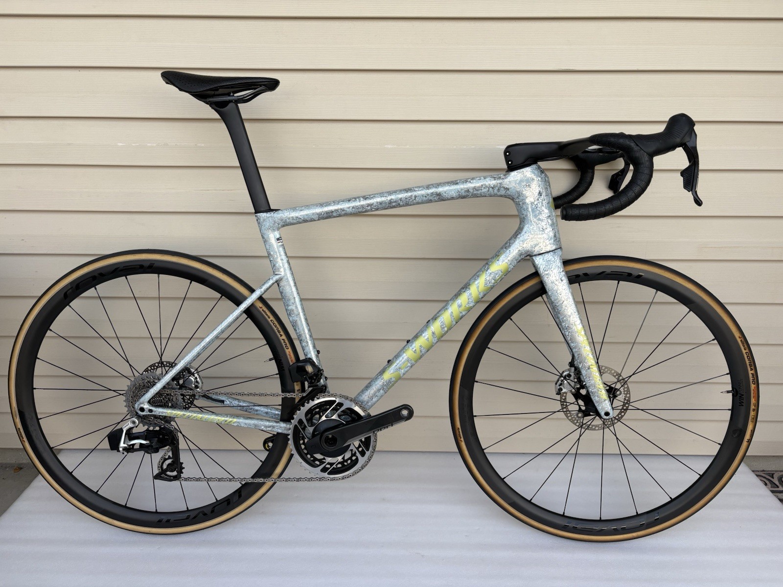 (MINT)2025 Specialized S-WORKS TARMAC SL8 SRAM RED E1 AXS 2X12. Size:58cm. 6.5kg