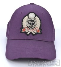BIJAN Purple Silver Crest One Hundred % Bijan Authentic Baseball Cap Hat w/ Box