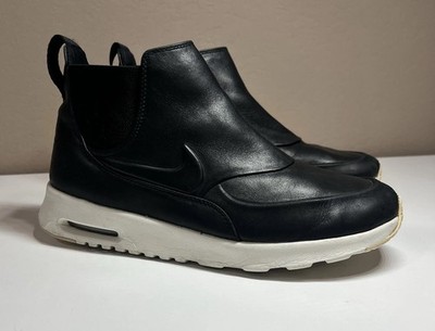 Nike Air Max Thea Mid Boot Black White Sneakers 859550-001 Womens Size 8.5
