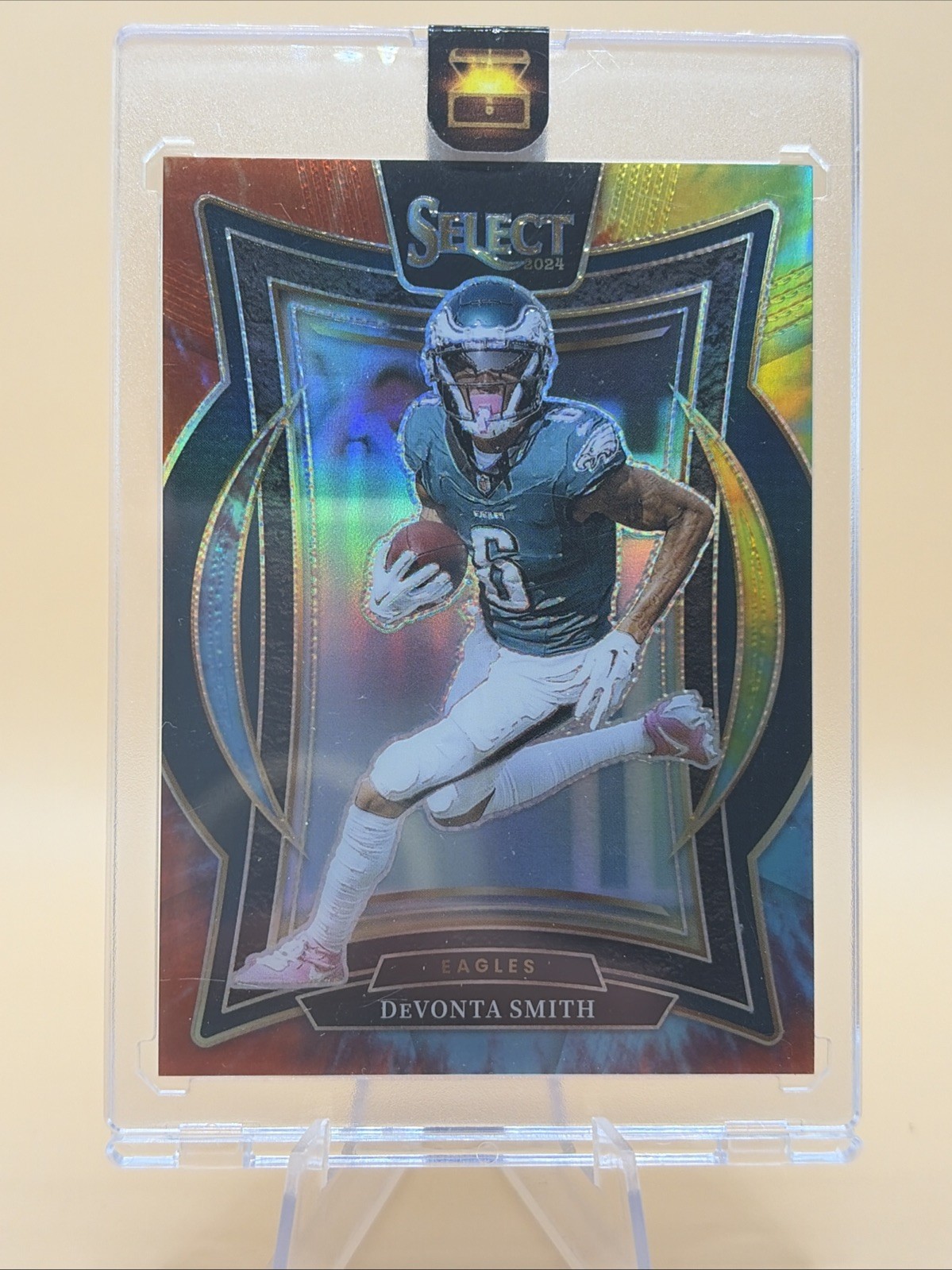 2024 PANINI SELECT 51 DeVONTA SMITH TIE-DYE PRIZM /25