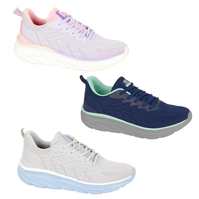 RRP £47.99 - Dek Womens Running Shoes Gym Fitness Workout Memory Foam Trainers