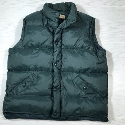 Vintage Quilted Down Puffer Vest Men XL St Johns Bay Outdoor Gorpcore Hiking 90s