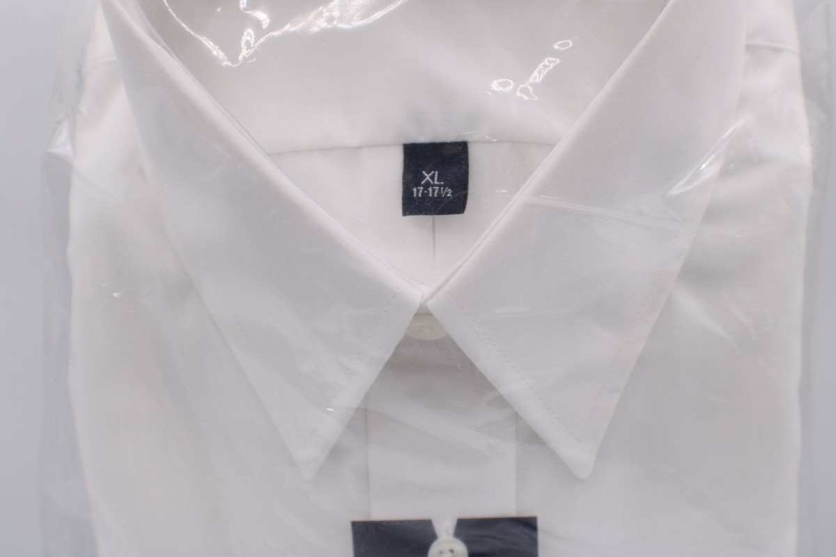 puritan dress shirts Puritan Men's Button Up Dress Shirt, Long Sleeve, Black, Sz XTL , Pre-owned