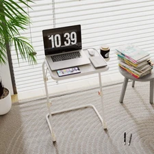 Homy Casa Baseline Adjustable Folding Table Desk for Gaming, Work & Study