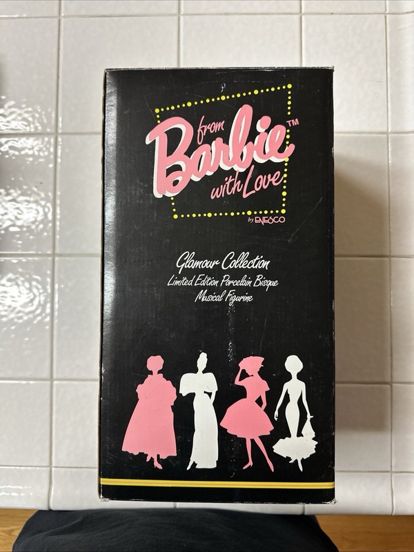 Enesco Barbie Glamour Collection Limited Edition Musical Porcelain Figurine
