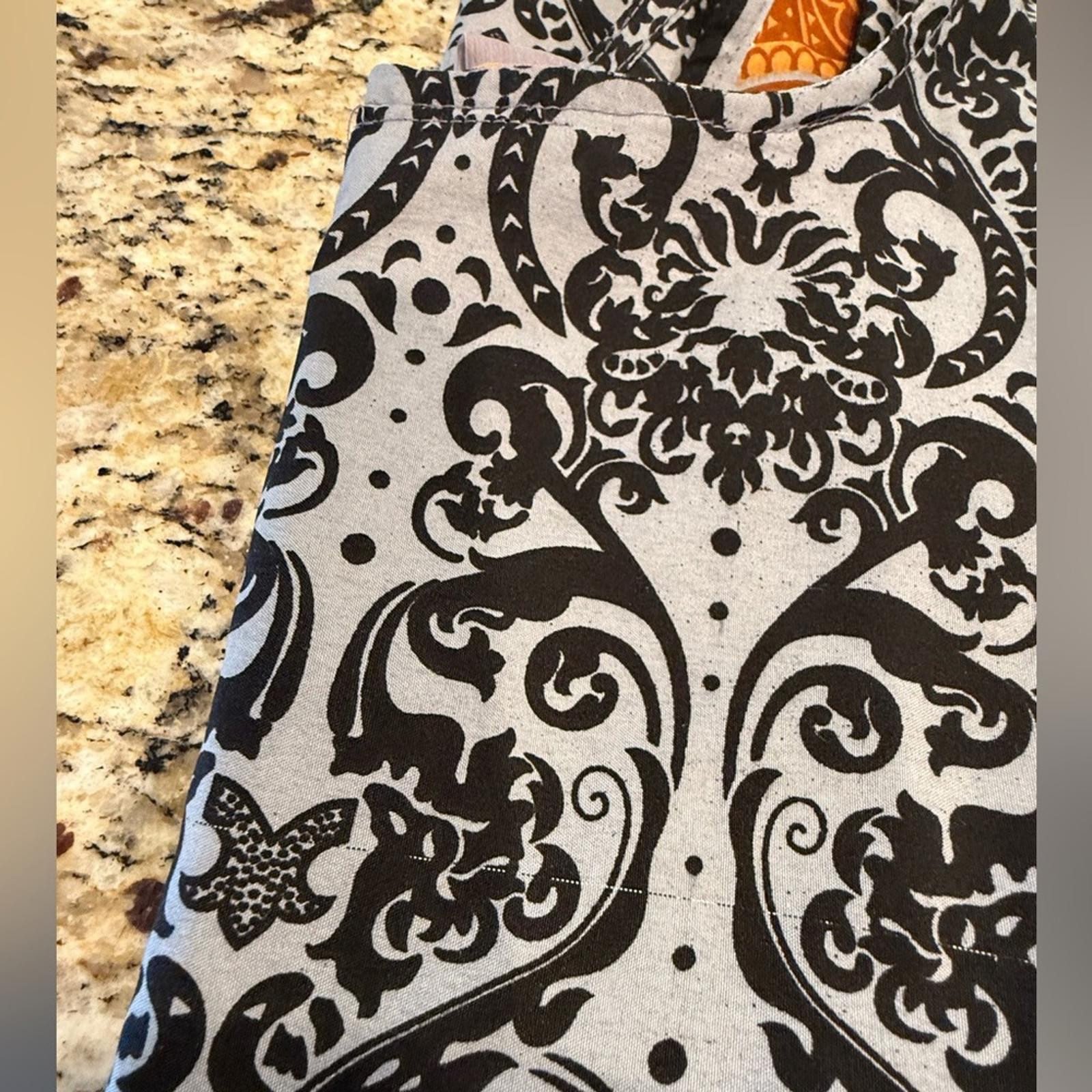 Paisley tunic top patchwork neutral multicolored … - image 11