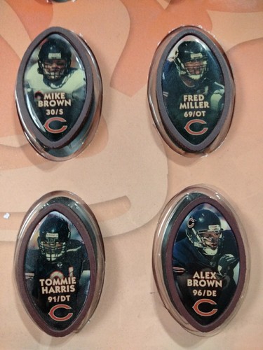 2006 Chicago Bears Mini Player Football Collection Complete Set W/Book URLACHER - Bild 6 von 12