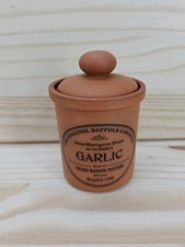 Terracotta Garlic Pot By Henry Watson Pottery 101334 C2