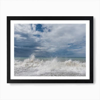 Stormy Sea 1 Art Print Framed Wall Art Poster Canvas Print Picture