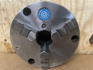 YUASA  5" 3 JAW LATHE CHUCK PLAIN BACK / ACCU-CHUCK