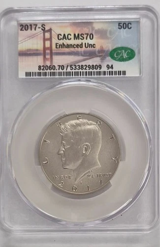 2017-S Kennedy Half Dollar — photo from another recent sale