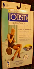 Jobst 117245 Panty Hose Mild Compression Stockings 8-15 Sz S Classic Black   508