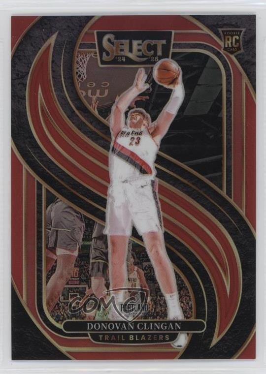 2024 Panini Select Premier Level Red Prizm /199 Donovan Clingan #199 Rookie RC