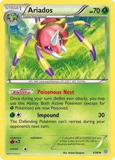 Ariados-Pokemon-6/98-XY - Ancient Origins-Uncommon-NM-Hajime Kusajima