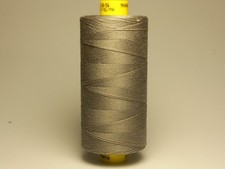 gutermann mara 50 tex 60, 100% poliéster hilo de coser, color gris col 634